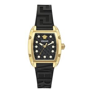Versace  Dominus Silicone Watch Gold Womens